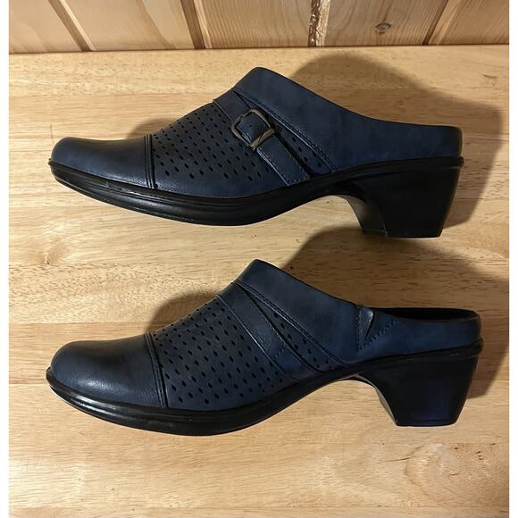 Easy Street Women's Cleveland Clog Dark Blue 9-1/2 - Picture 5 of 11